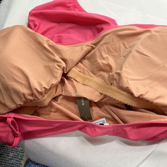 J.Crew Pink one piece Swimsuit NWT size 24 - Picture 11 of 16